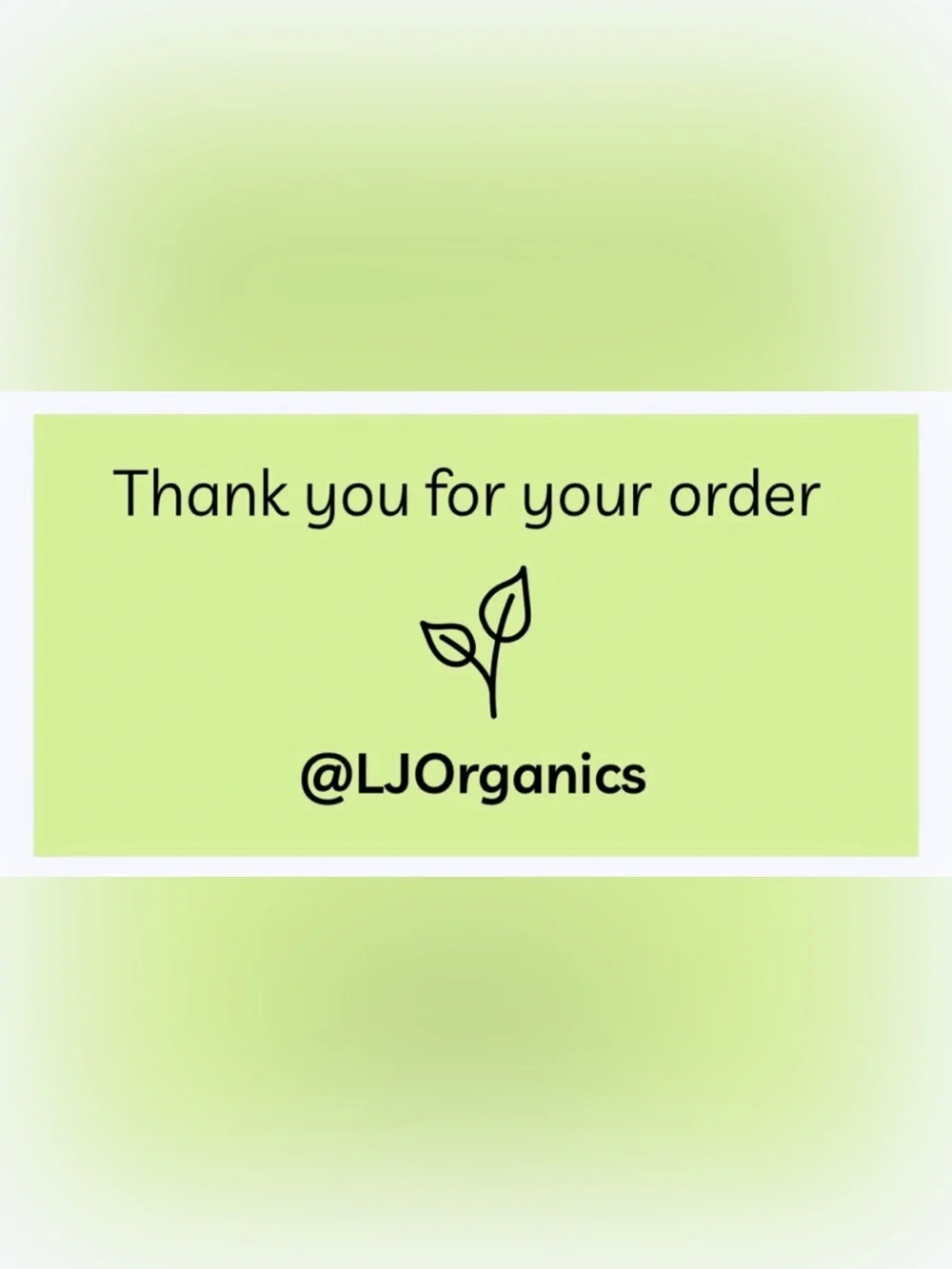 50 CUSTOM STICKERS - 2” x 1” - “THANK YOU FOR YOUR ORDER” - WITH CLOSET NAME
